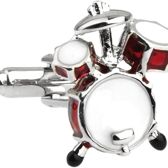 Drum Set Cufflinks - Picture 2 of 3